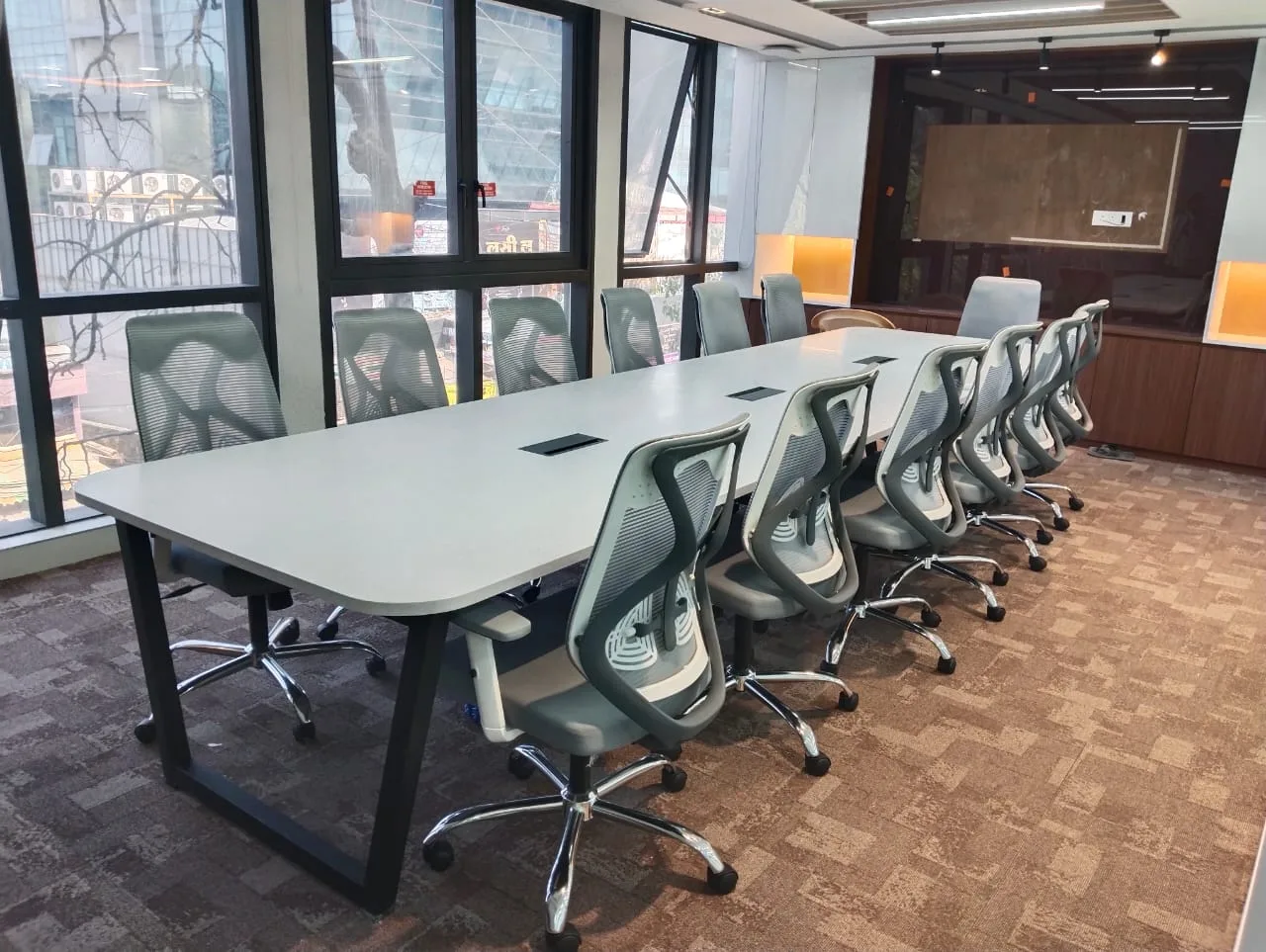 Conference table and reception furniture installations, additional view 3