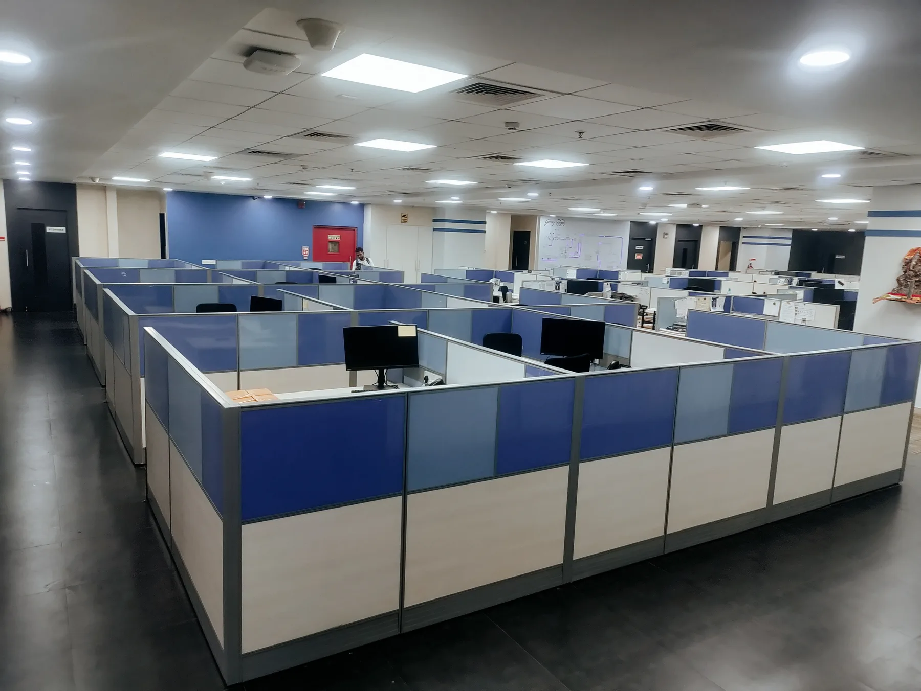 Modern offices fitted with One Stop modular furniture